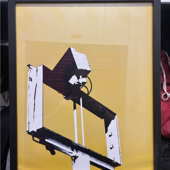 Abstract Black and Yellow Geometric Art Print - Picture 10 of 12